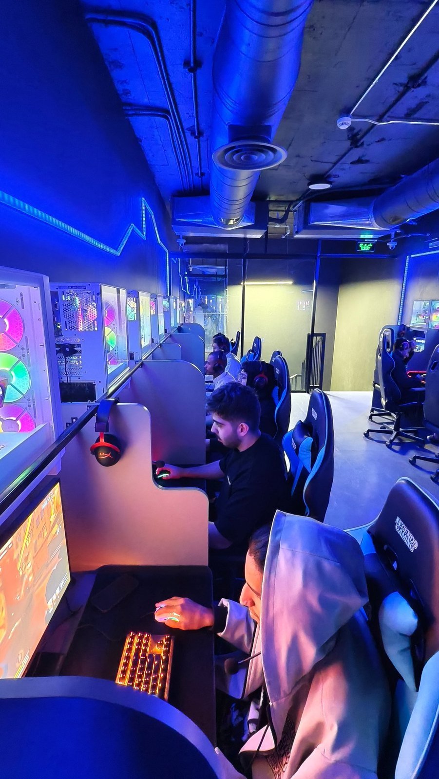 Crowd at the Legends Gaming branch opening